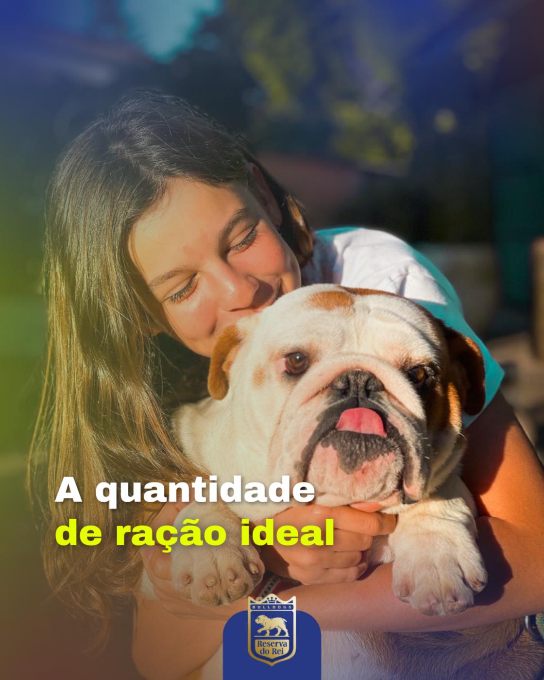 A quantidade de ração ideal